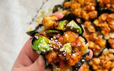 Sushi Muffins mit Garnelen