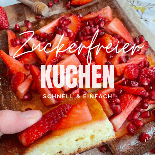 schnell und einfach, zuckerfreier Kuchen