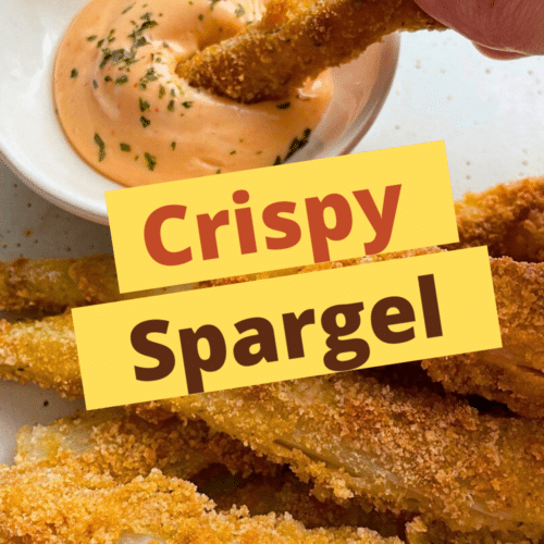 Knusprigel Spargel aus dem Ofen.