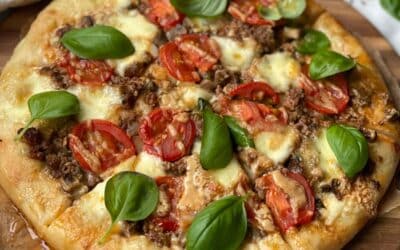 Fluffige Mandelmus-Pizza
